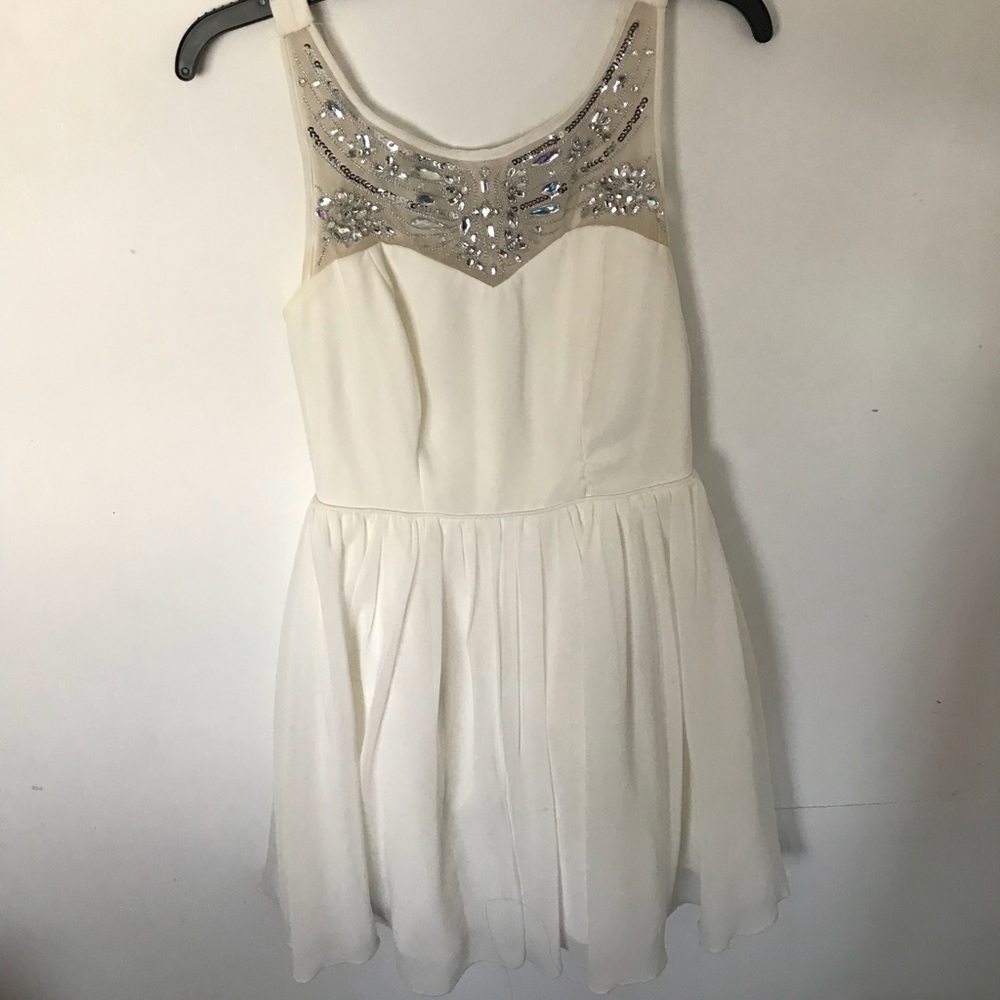 White Embellished Dress